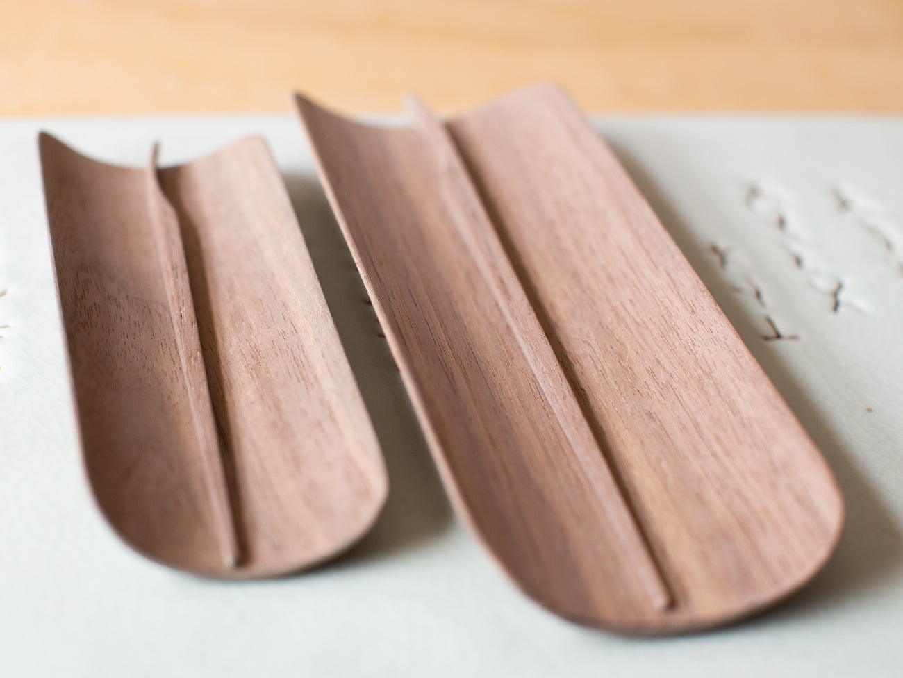Black Walnut Tea Scoop Set