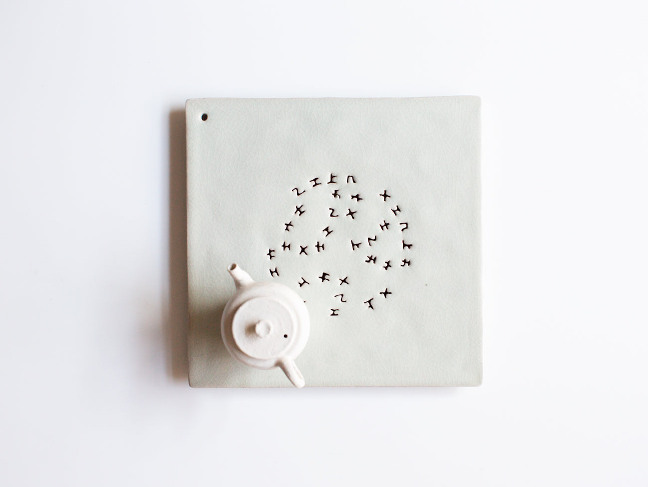 Notation Tea Tray for Gongfu Cha. Wang Wen De.